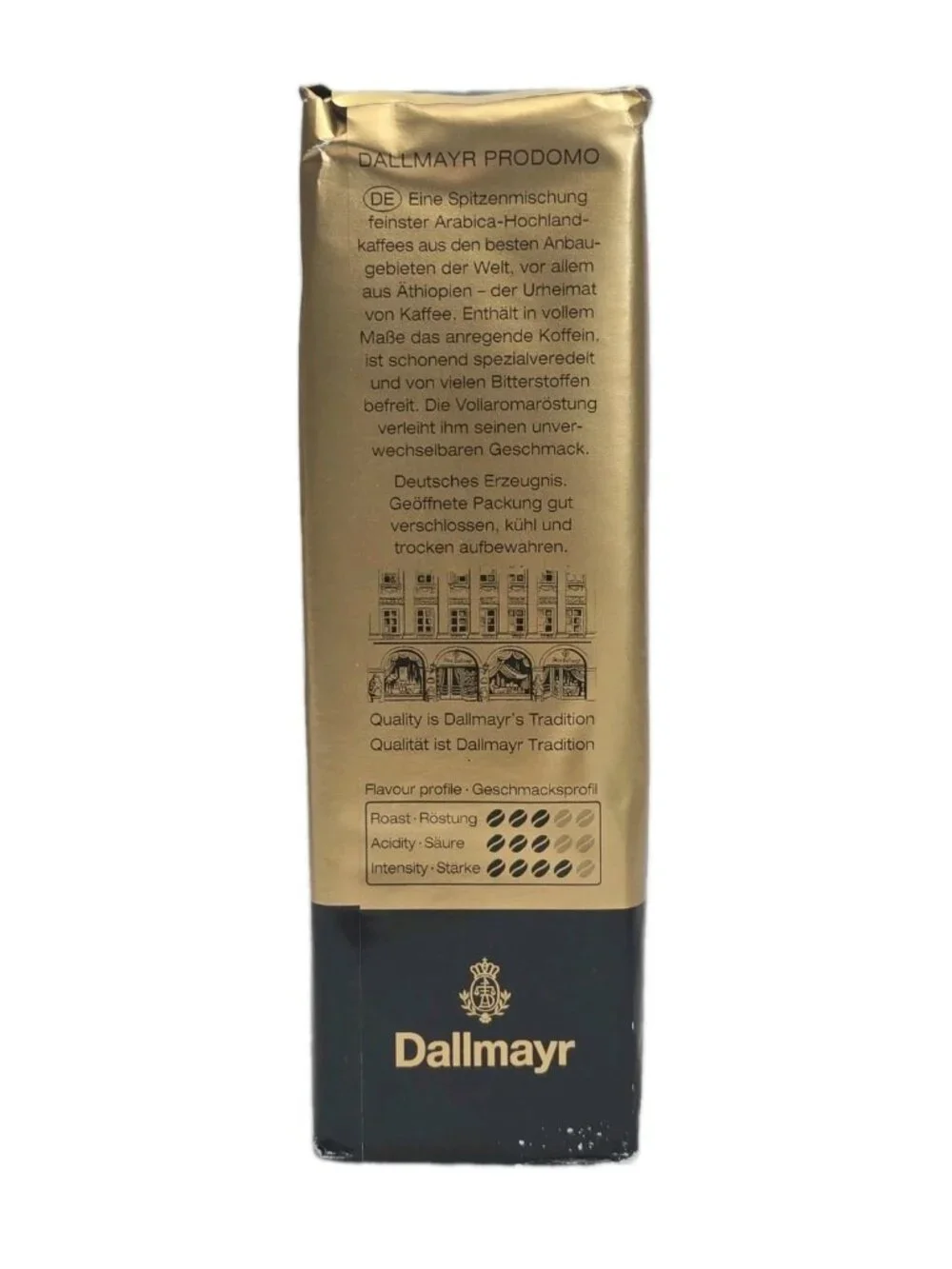 Dallmayr Prodomo Premium Coffee Ground Gold 2-PACK 100% Arabica 8.8 Ounces New